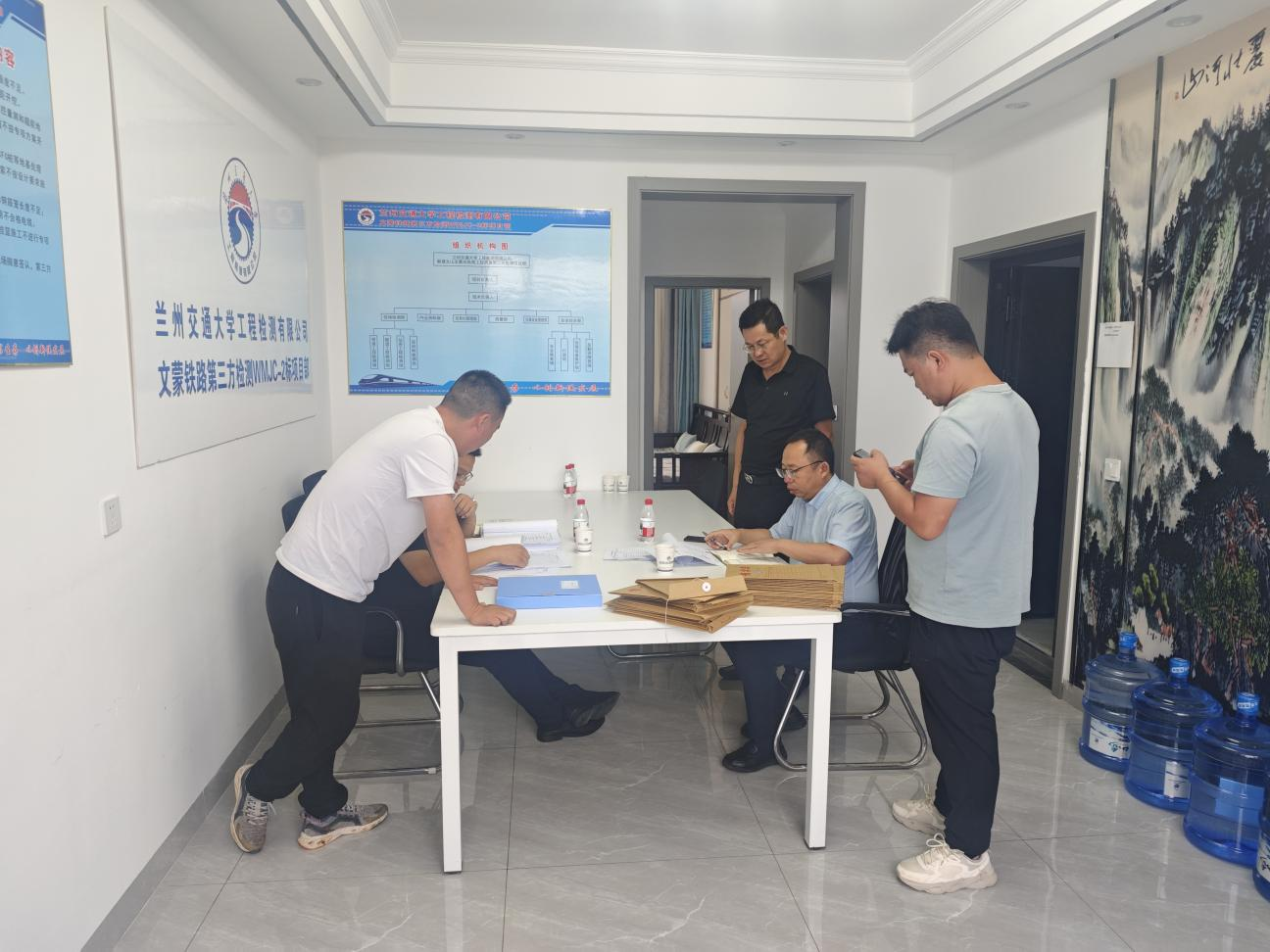 云南省交通厅深入文蒙铁路项目部督导检查工作